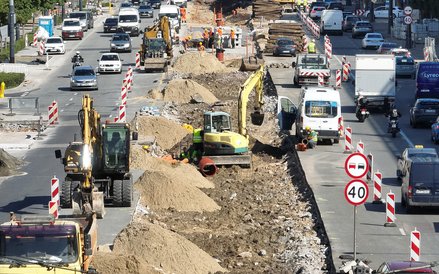 Marszałkowska w kierunku Ogrodu Saskiego