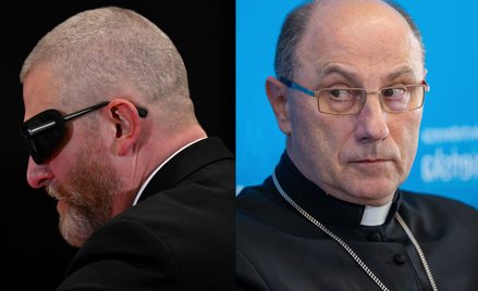 Europoseł Grzegorz Braun, prymas Polski abp Wojciech Polak