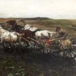 "Wyścigi" Alfreda Wierusza Kowalskiego (wymiary 72x120 cm, cena wywoławcza 480 tys. zł.)