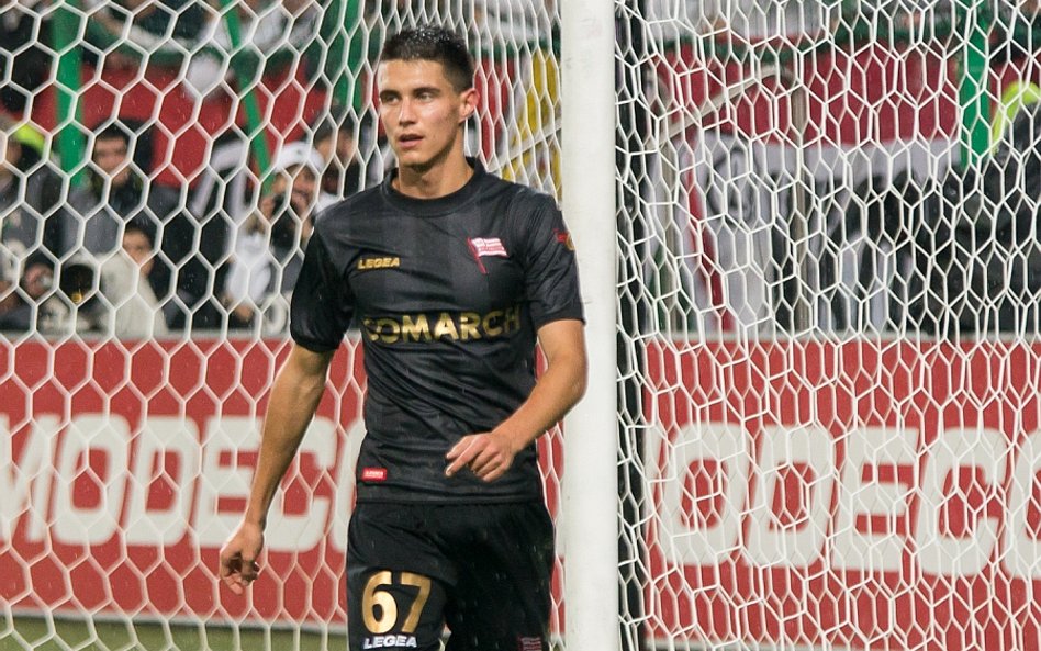 Bartosz Kapustka (na zdjęciu jeszcze w barwach Cracovii)