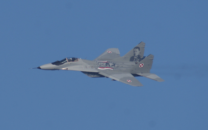 Okolicznościowe malowanie malborskich myśliwców MiG-29.