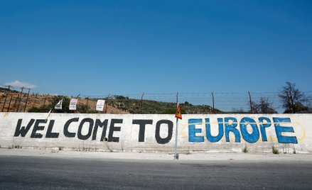 Mur starego obozu Moria