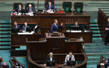Szymon Hołownia prowadził we wtorek obrady Sejmu