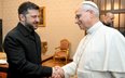 Wołodymyr Zełenski i papiez Leon XIV