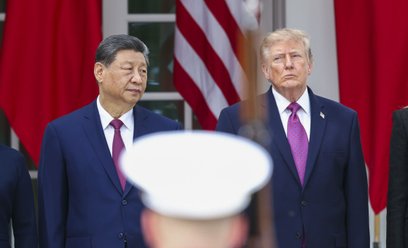 Prezydenci Chin i USA, Xi Jinping i Donald Trump, spotkali się w Waszyngtonie