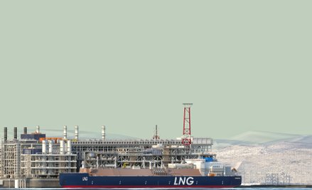 Wizualizacja Arctic LNG-2