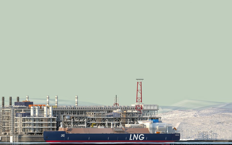 Wizualizacja Arctic LNG-2