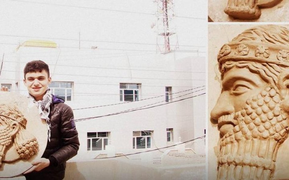 17-letni Asyryjczyk odtwarza rzeźby z Nimrud zniszczone przez Daesh