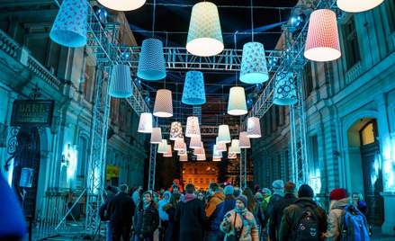 Light.Move.Festival to także artystyczne instalacje wykorzystujące światło.