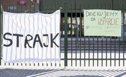 Strajk nauczycielski tuż przed…bramą Mordoru