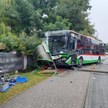 Wypadek w Lublinie. Autobus komunikacji miejskiej wjechał w przystanek