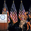 Michelle Obama, aktorka Sarah Jessica Parker i żona wiceprezydenta Jill Biden podczas imprezy dla da