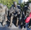 Pomnik w Liwadii (Józef Stalin, Winston Churchill, Franklin Roosevelt)