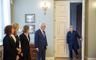 Prezydent Litwy Dalia Grybauskaite przyjęła ministra spraw zagranicznych Jacka Czaputowicza