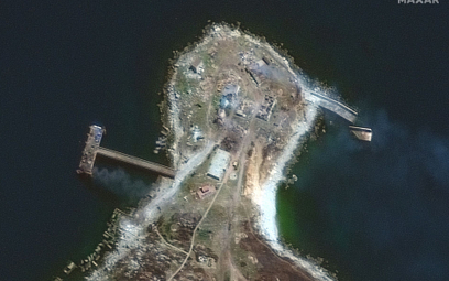 Wyspa Węży, zdjęcie satelitarne