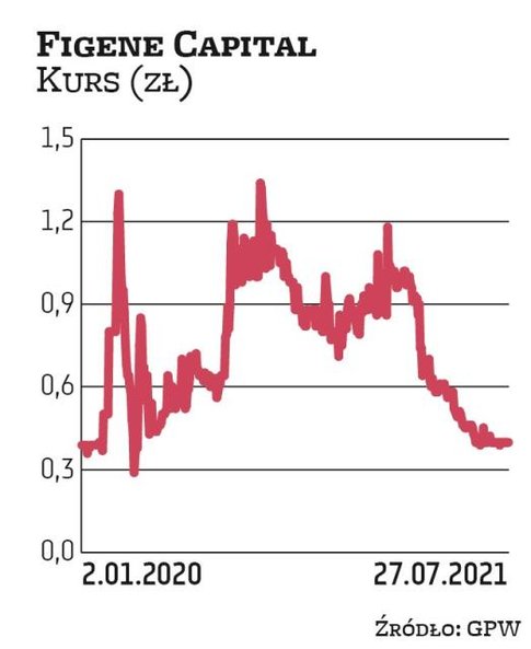 Figene Capital jest wiceliderem pod względem wartości rynkowej na NewConnect. Obecnie wycena spółki 