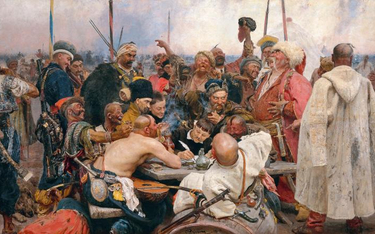 Ilja Jefimowicz Riepin, „Kozacy piszą list do sułtana”. Artysta malował ten obraz w latach 1880–1891