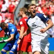 Jova Lukic po strzeleniu gola dla Bośni i Hercegowiny