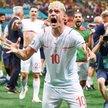 Granit Xhaka – radość kapitana Szwajcarów po zwycięstwie nad Francją