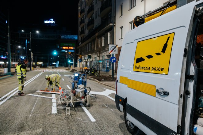 Aby maksymalnie skrócić czas trwania utrudnień, roboty prowadzono w trybie ciągłym, również w porze 