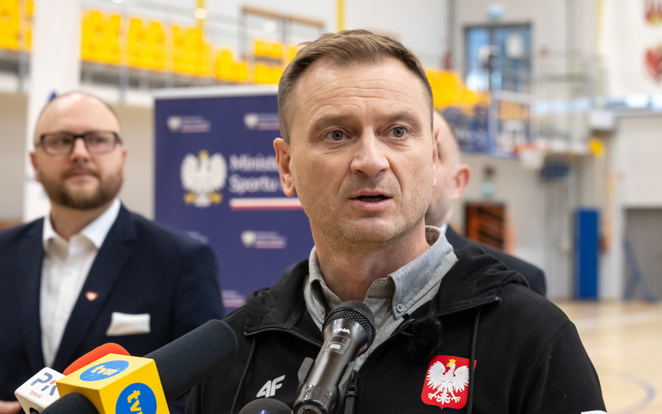 Minister sportu i turystyki Sławomir Nitras