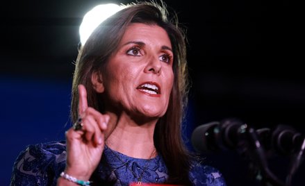 Nikki Haley podczas prawyborów w New Hampshire