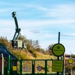 Mobilna instalacja radarowa na terenie duńskiej bazy wojskowej na wyspie Amager