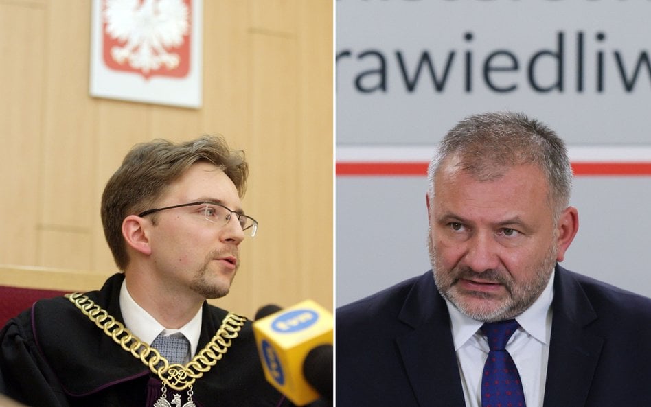 Sędzia Konrad Mielcarek i Waldemar Żurek