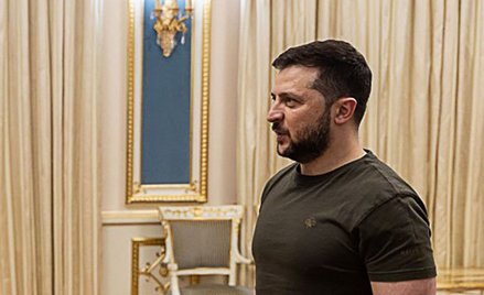 Prezydent Ukrainy Wołodymyr Zełenski
