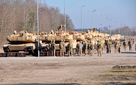 Amerykańscy pancerniacy w Drawsku Pomorskim