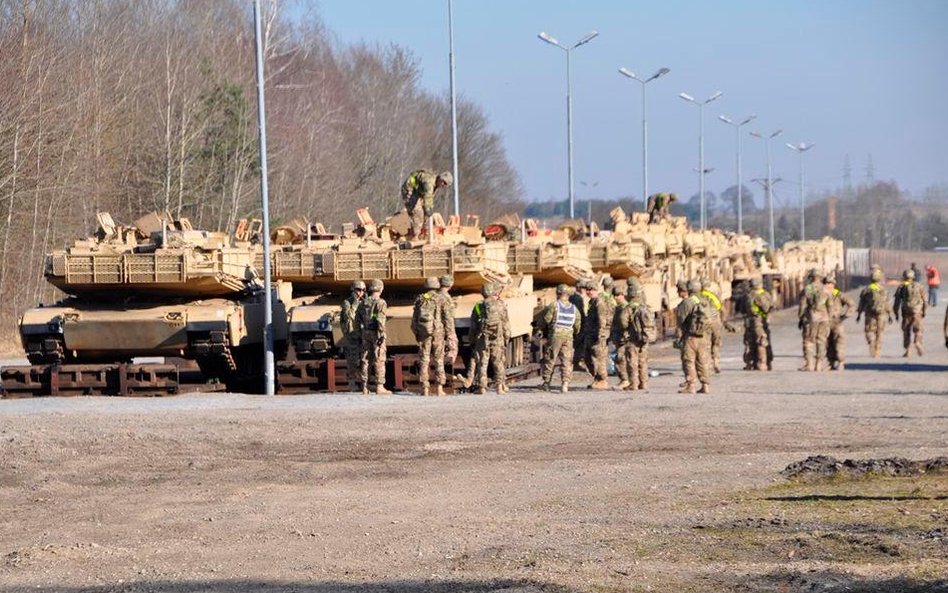 Amerykańscy pancerniacy w Drawsku Pomorskim