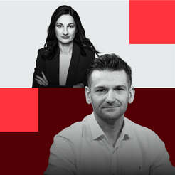 Marzena Tabor-Olszewska, zastępczyni redaktora naczelnego oraz Tomasz Wacławek, dziennikarz działu s