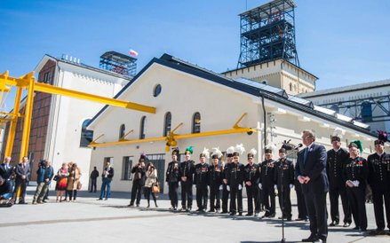 Bronisław Komorowski podczas wizyty w Wałbrzychu