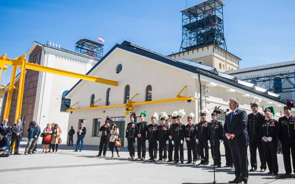Bronisław Komorowski podczas wizyty w Wałbrzychu