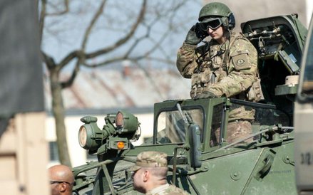 Amerykański konwój wjechał do Polski z Litwy