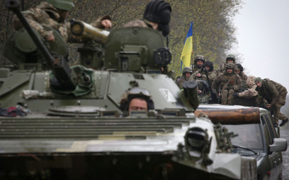 Ukraińscy żołnierze na wschodzie Ukrainy