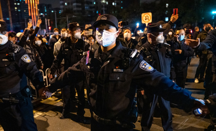 Protesty w Chinach niepokoją rynki