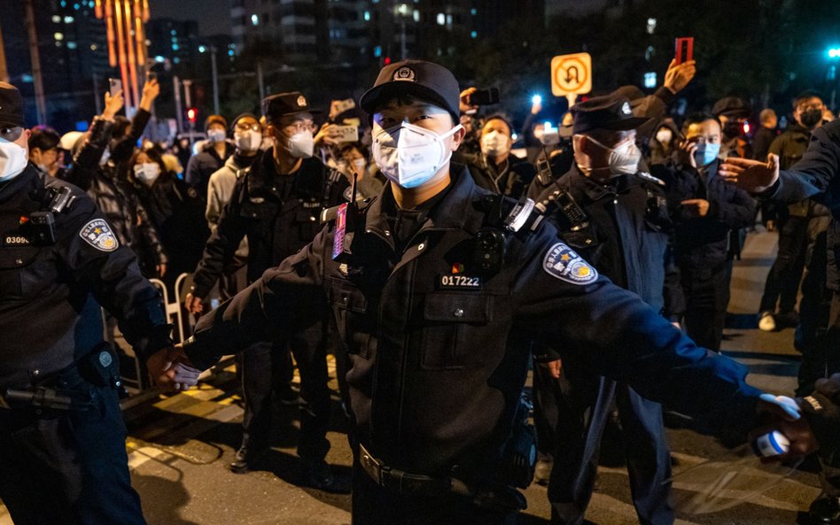 Protesty w Chinach niepokoją rynki