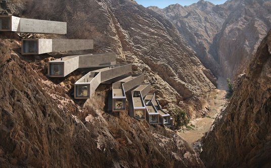 Hotel o nazwie „Adventure”, autorem projektu jest holenderski architekt Chris van Duijn.