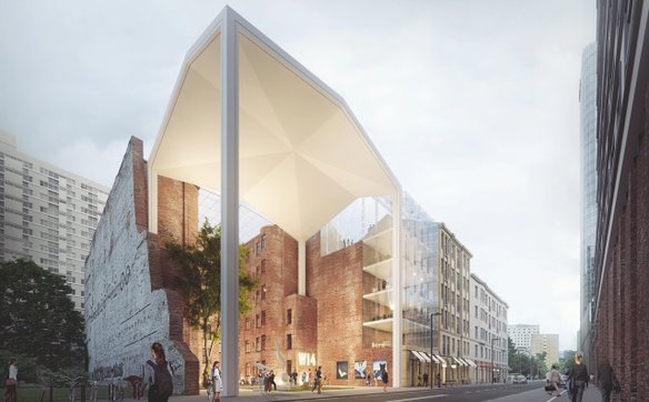 Wizualizacja projektu przebudowy Waliców 14