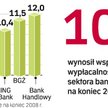 Na koniec 2008 roku większość dużych banków miała ten wskaźnik na poziomie wyższym niż 10 proc. Osła