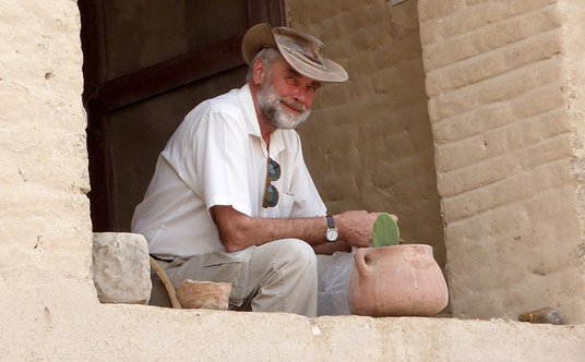 dr Zbigniew Eugeniusz Szafrański, archeolog, egiptolog, były dyrektor Stacji Badawczej w Kairze, prz