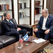 Antony Blinken podczas rozmów z Benjaminem Netanyahu