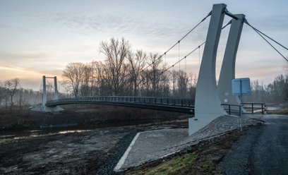 Nowa kładka może zmienić rowerową mapę pogranicza