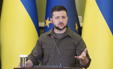 Prezydent Ukrainy Wołodymyr Zełenski