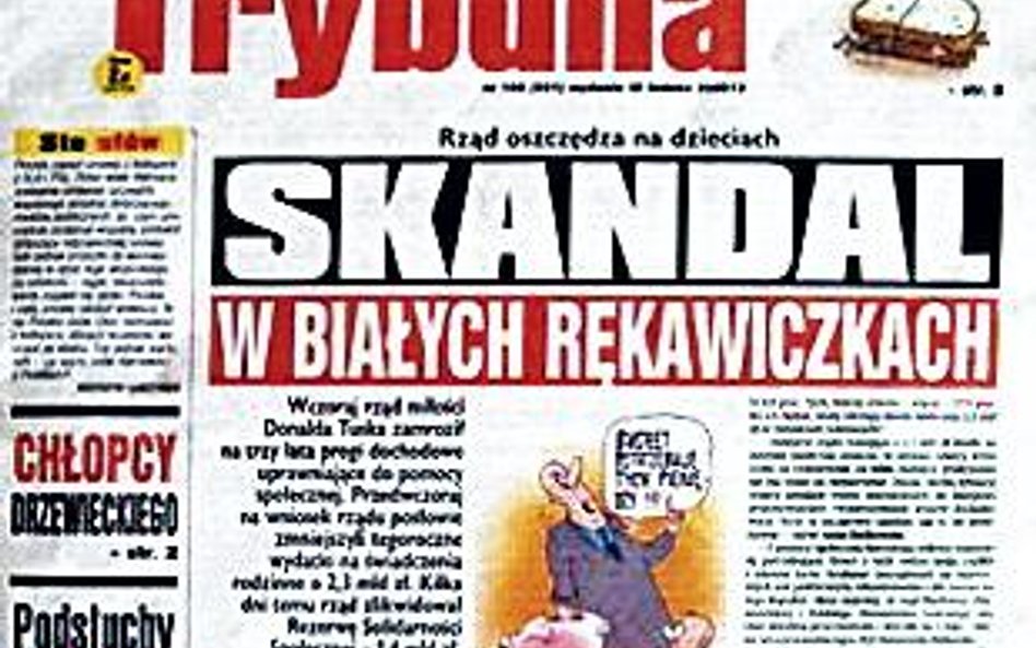 Według danych z 2006 roku sprzedaż „Trybuny” wynosiła ok. 23 tys. egzemplarzy. Na zdjęciu okładka z 