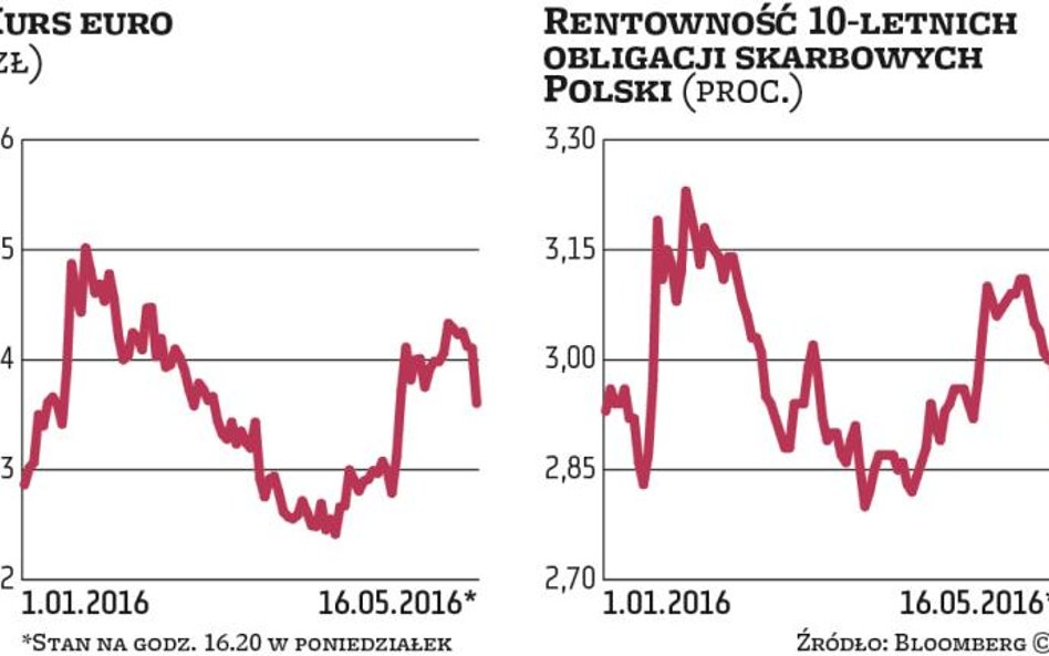 Kurs złotego w rękach rządu