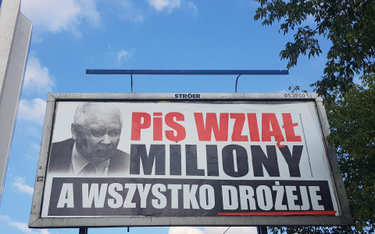 Dąbrowska: PO zrobiła billboardy, PiS jeszcze więcej