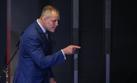 Prezydent Karol Nawrocki podczas wspólnej konferencji z Tamásem Sulyokiem