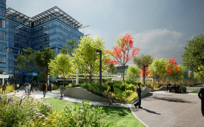 Kilkunastoletni kompleks Marynarska Business Park jest właśnie modernizowany w duchu ESG – jedną ze 